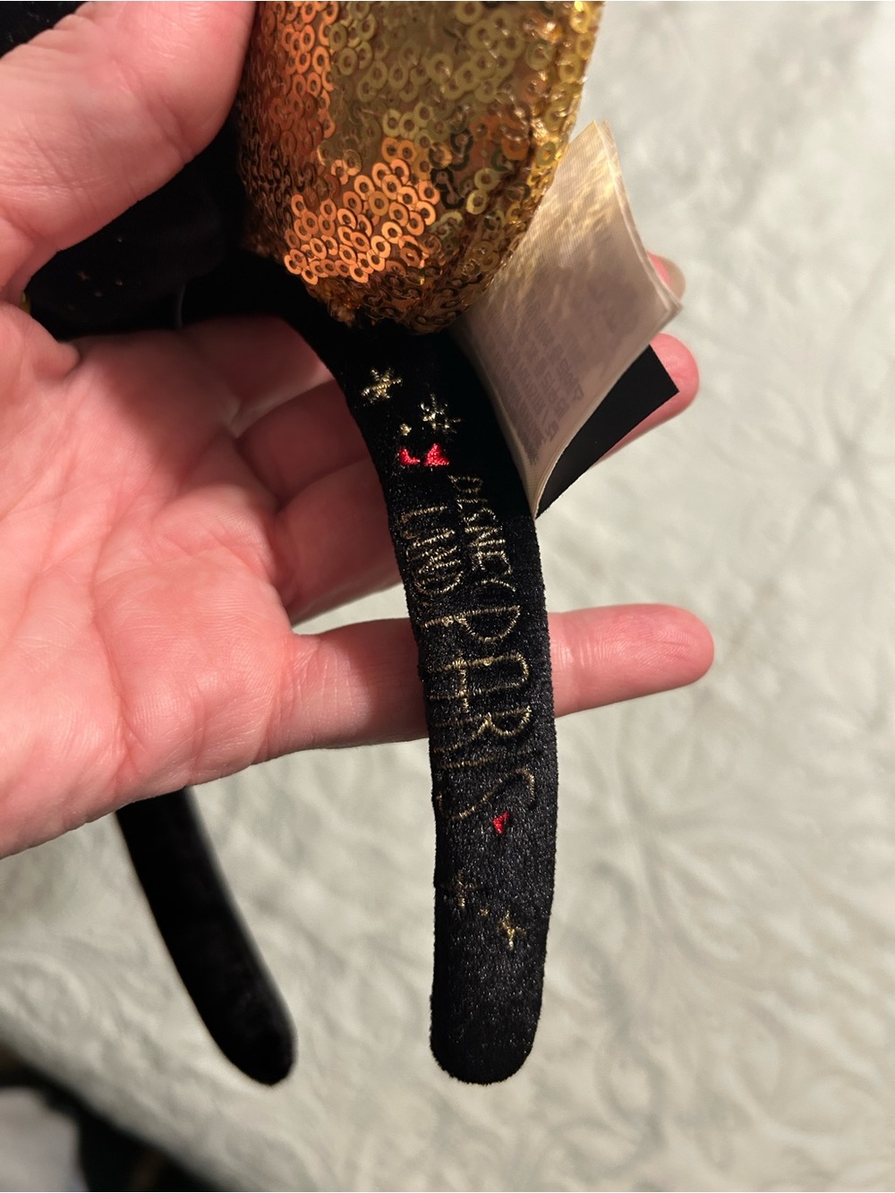 Disneyland Paris - Special Edition - Black & Gold Ears with Eiffel Tower - Picture 3 of 5